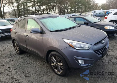 2014 Hyundai Tucson Gls from USA, damaged, VIN KM8JUCAG5EU927089